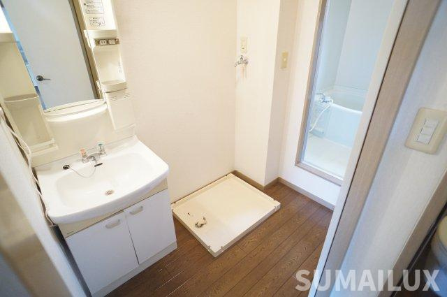 熊本市東区神園２丁目のアパートの洗面所