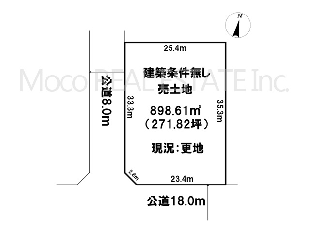 【土地図】 | 北見市無加川町土地