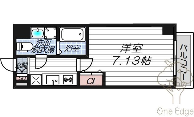 ウインズコート西梅田Ⅱの間取り