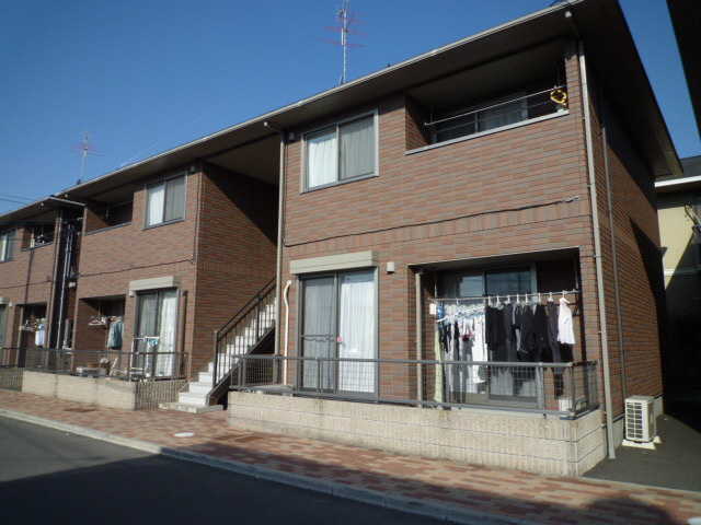 倉敷市中庄のアパートの外観