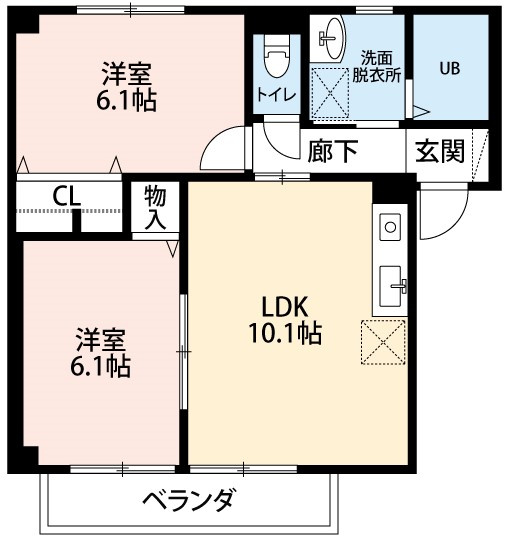 【間取り】 | コンフォート西河原