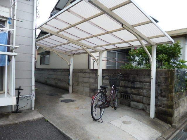 倉敷市中庄のアパートのその他共用部分|自転車置き場
