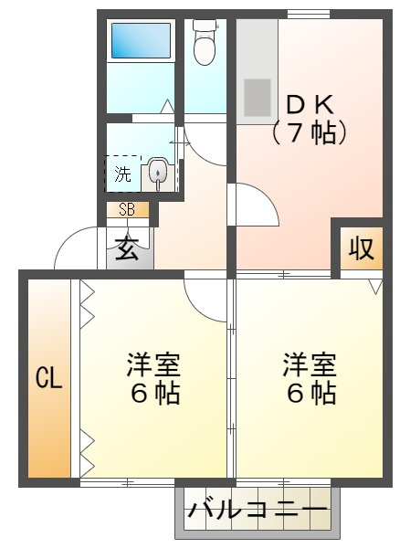 アネックスIの間取り