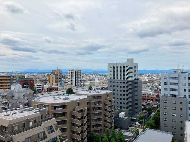 【展望】 | 国立デュープレックスI 13F | 13階最上階南西北3方角部屋！富士山ビュー！