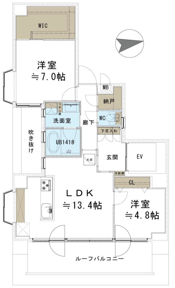 【間取り】 | ビックハート浅草 7F | ●弊社売主！直接販売！