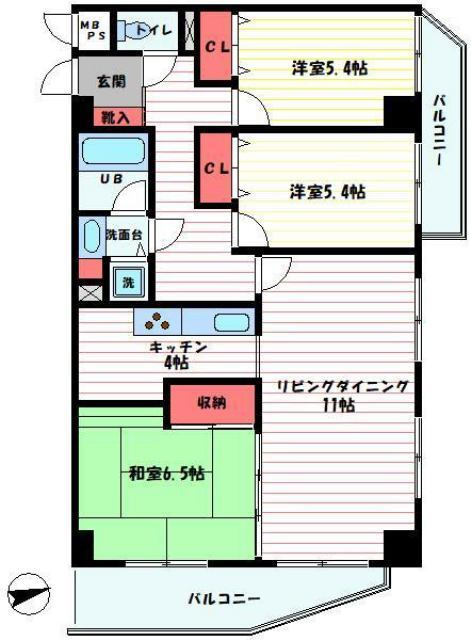 Gleason　Gardenの間取り