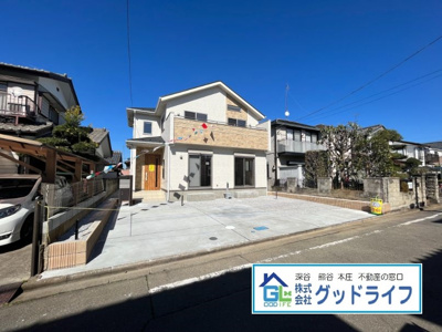 【前面道路含む現地写真】 | blooming garden深谷市岡里　新築住宅