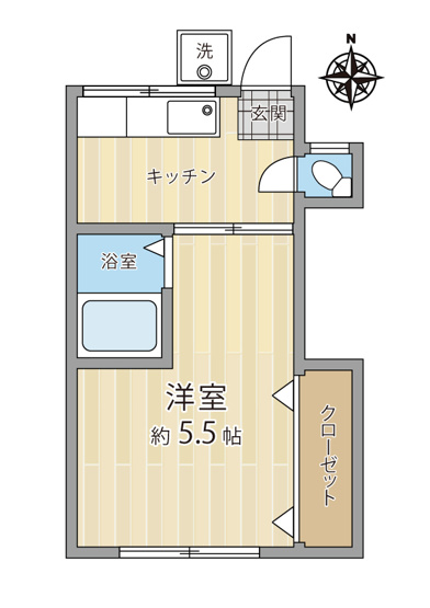 【間取り】 | くるみ荘