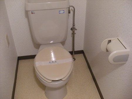 岸和田市春木旭町の賃貸マンションのトイレ|落ち着いたトイレです