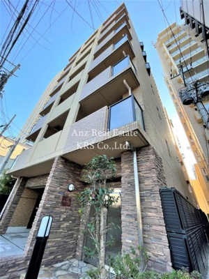 【外観】 | ロワ・リオン上町 | ブライトカラーのスタイリッシュな外観のマンションです♪