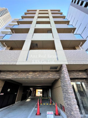 【外観】 | ロワ・リオン上町 | ブライトカラーのスタイリッシュな外観のマンションです♪