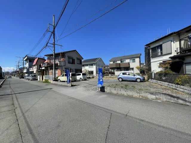 川越市寺尾　売地の前面道路含む現地写真|現地（2023年3月）撮影　南側約6.0ｍ公道