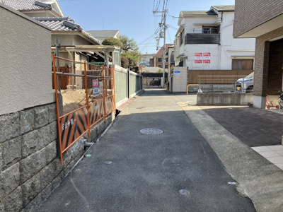 【前面道路含む現地写真】 | 中央区熊内町２丁目土地