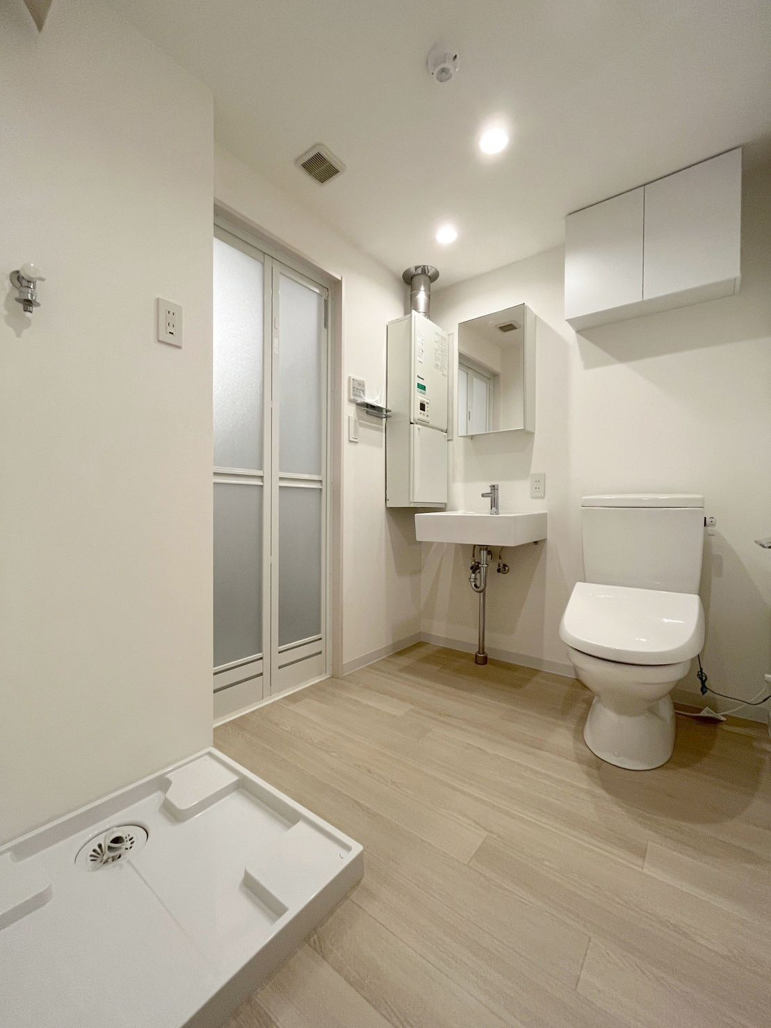 「防音マンション」Liberte板橋本町の洗面所|スペースが確保できる洗面所です