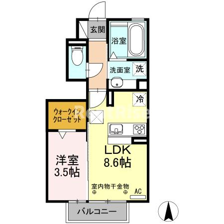 ｅ・Ｌａｖｉｅ 木曽川の間取り