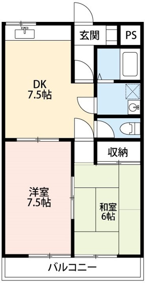 【間取り】 | ファミール高畑