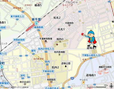 【地図】 | カーサ祐光 | 案　内　図