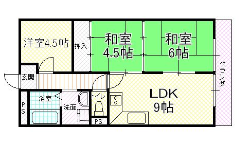 【間取り】 | UTOPIA KASHIWARA（ユートピア柏原）