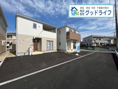 【前面道路含む現地写真】 | Cradlegarden　熊谷市箱田第1　2号棟　新築分譲住宅