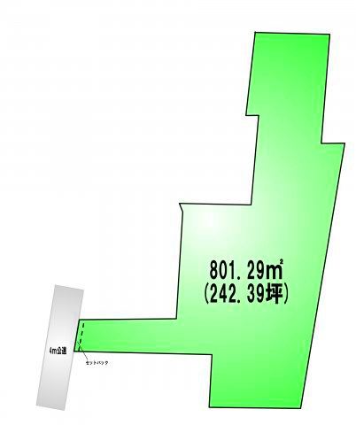 西東京市ひばりが丘北４丁目 売地の土地図