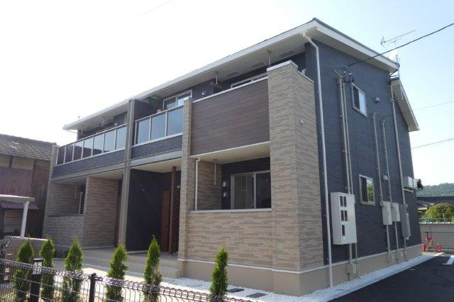 倉敷市青江のアパートの外観