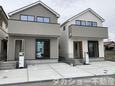 【外観】 | リナージュ市原市君塚三丁目　新築戸建　1号棟 | 落ち着いた雰囲気の外観です