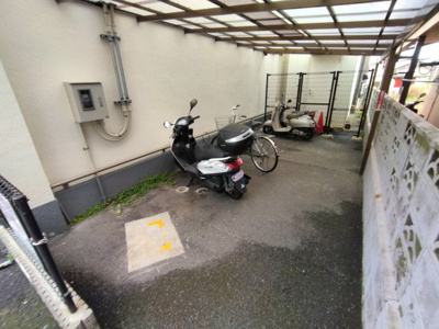 【その他共用部分】 | ときわビューハイツ | 駐輪スぺースです。