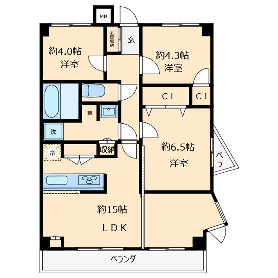 【間取り】 | センチュリーマンションVIP