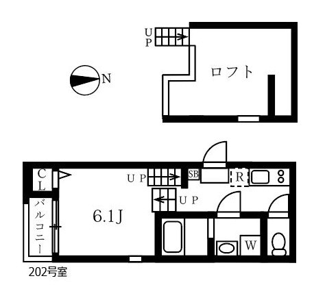 ウィンクルム新瑞橋の間取り