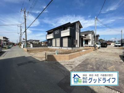 【前面道路含む現地写真】 | 熊谷市妻沼　新築分譲住宅　全5棟　3号棟