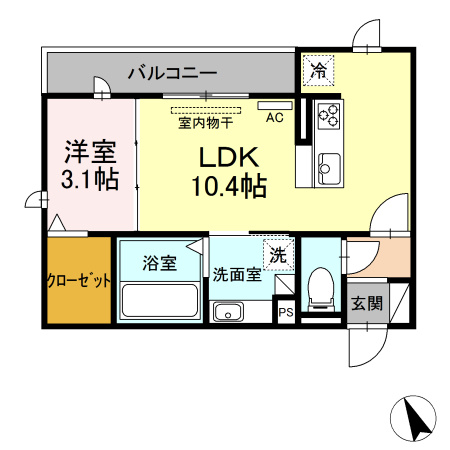 【間取り】 | ヴェール東橋良