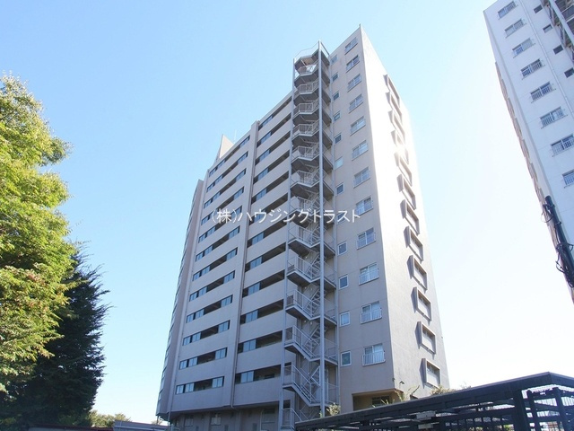 仲介手数料無料　所沢スカイマンションA棟の外観