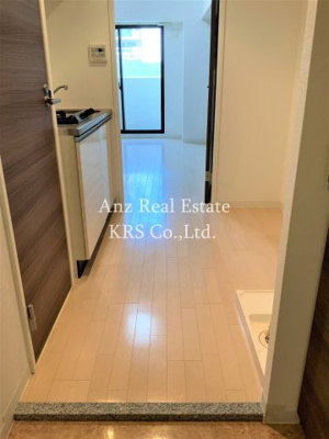 【玄関】 | ラグゼ江戸堀 | 玄関部分より撮影！北向きですが明るさはあります！