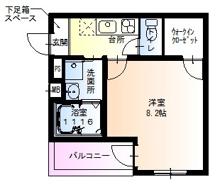 【間取り】 | フジパレス曽根南町Ⅱ番館