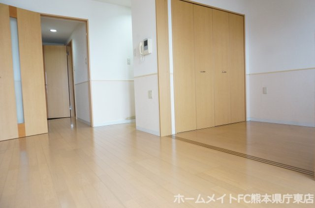 熊本市南区出仲間９丁目の賃貸マンションの居間・リビング
