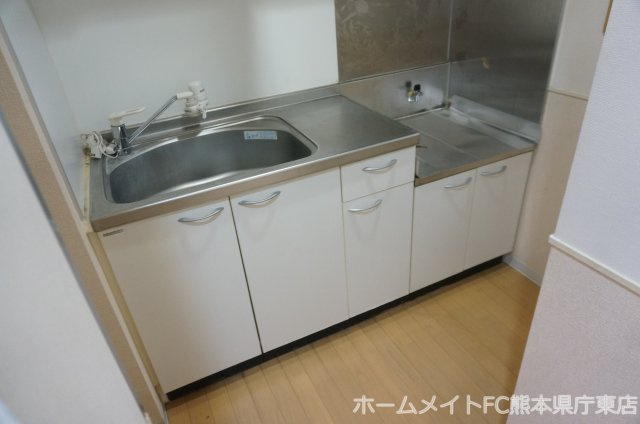 熊本市南区出仲間９丁目の賃貸マンションのキッチン