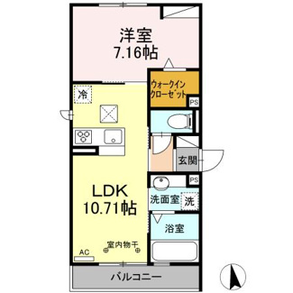 【間取り】 | Ｄ-ＲＯＯＭ茜部本郷