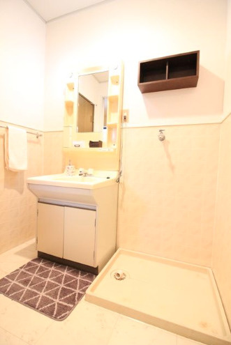 セジュール壱番館A【10.000円キャッシュバック対象物件】の洗面所|脱衣スペースもあります