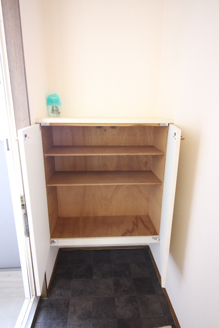 セジュール壱番館A【10.000円キャッシュバック対象物件】の玄関|シンプルで使いやすい玄関です