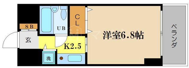 ライオンズシティ難波南第二の間取り