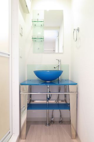 ラシュレエグゼ夕陽丘の独立洗面台