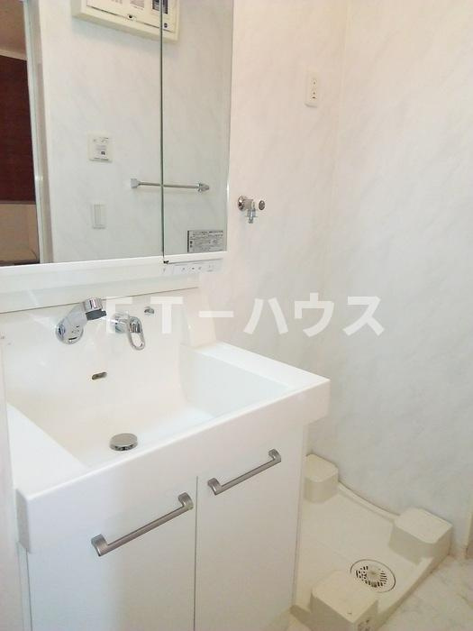 千葉市花見川区幕張町３丁目のアパートの洗面所|洗髪洗面化粧台