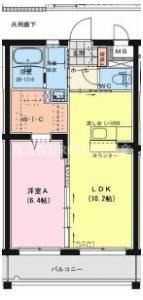 オーシャンハイツ参番館の間取り