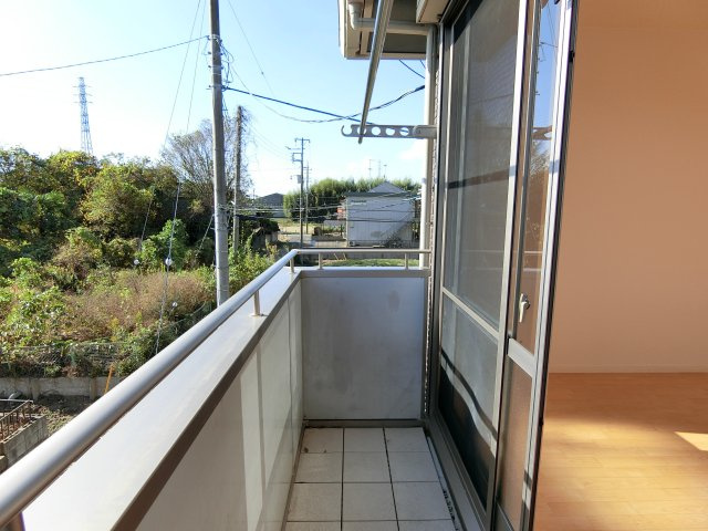 プリムローズ弐番館のバルコニー