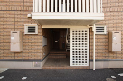 建物入り口！