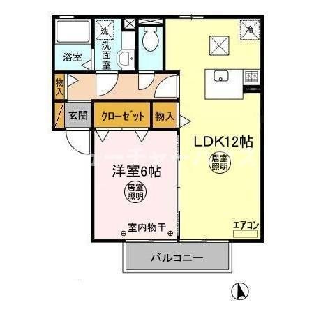 シュプルースの間取り