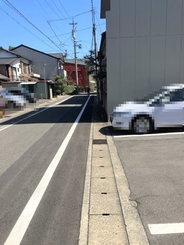 ６０５７７　岐阜市木ノ本町土地の前面道路含む現地写真