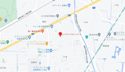 【地図】 | レジデンスセレニティーB棟