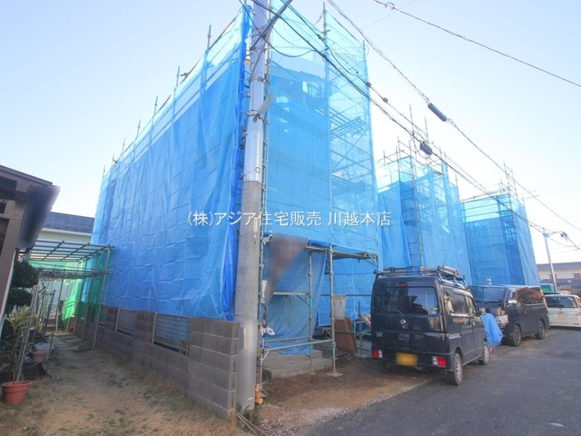 川越市砂4期　新築戸建の外観|建築中