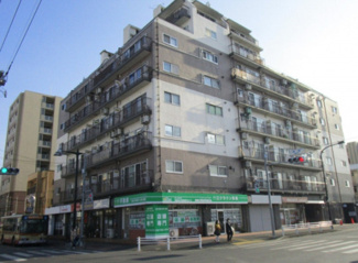 【外観】 | 現地外観です。総戸数105戸のビックコミュニティなので、安心してお住まい頂けます。ペットと一緒にお住まい出来るマンションで、理想の生活をお送りください♪